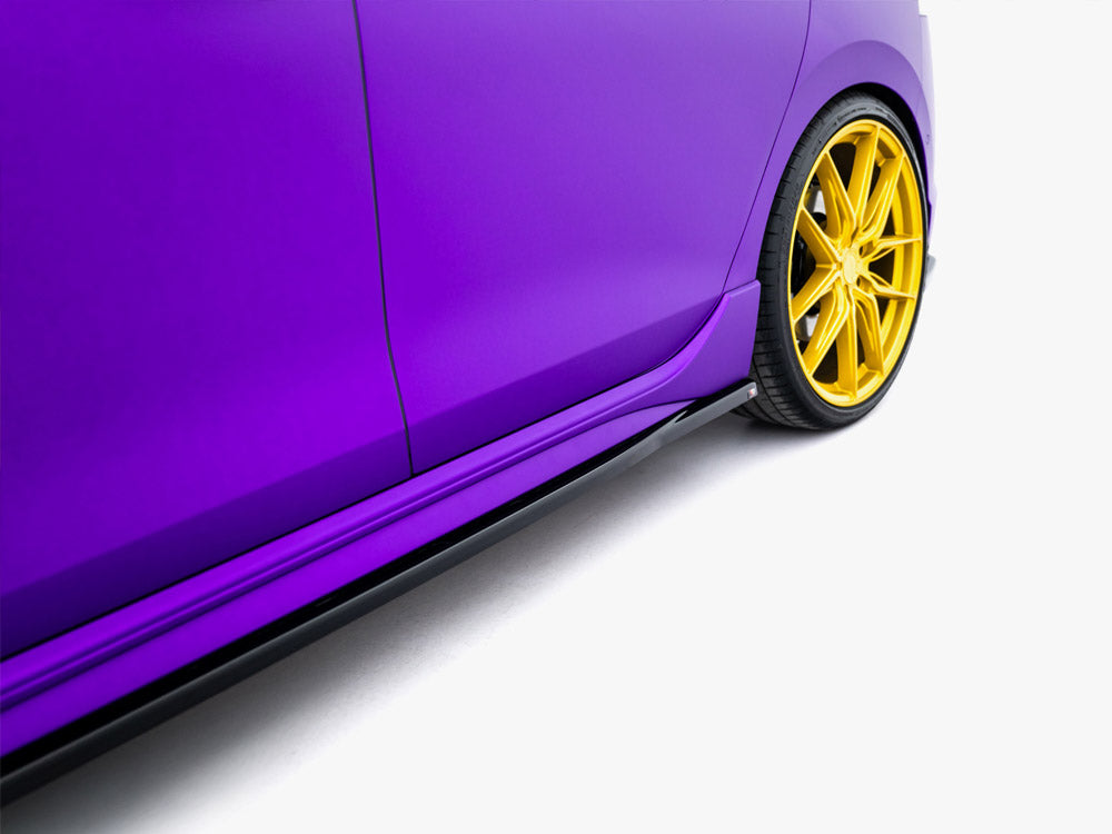 Maxton Design Side Skirts Diffusers V.1 Volkswagen Golf R Mk8 Facelift - VW-GO-8-R-SD1G - Image 5