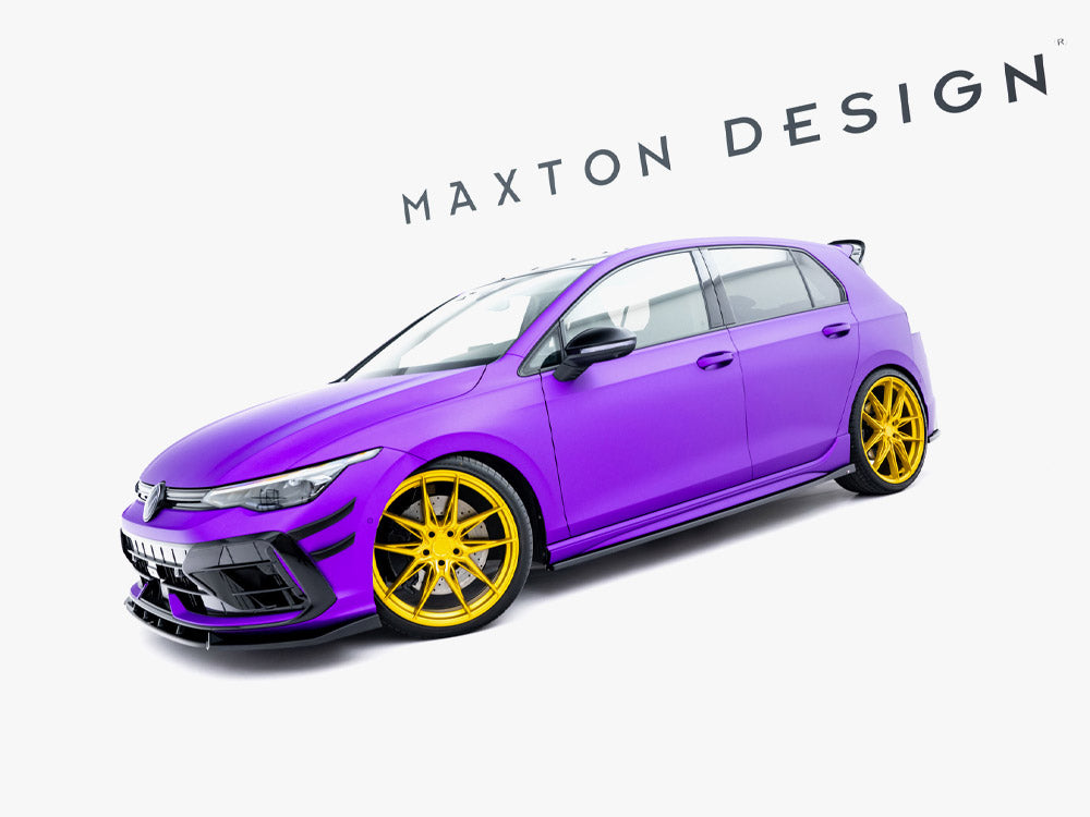 Side Skirts Diffusers V.2 Volkswagen Golf R Mk8 Facelift