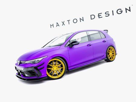 Side Skirts Diffusers V.2 Volkswagen Golf R Mk8 Facelift