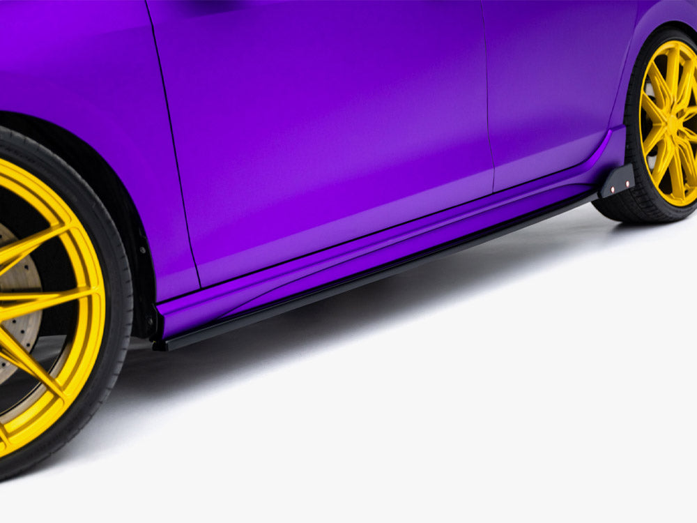 Maxton Design Side Skirts Diffusers V.2 + Flaps Volkswagen Golf R Mk8 Facelift - VW-GO-8-R-SD2G+SF - Image 3