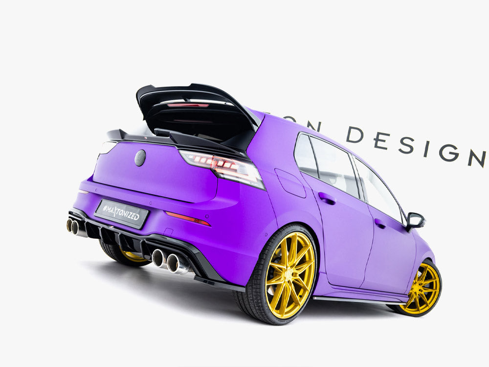 Maxton Design Lower Spoiler CAP 3D Volkswagen Golf R Mk8 Facelift - VW-GO-8F-GTI-CS-CAP3D1G - Image 2