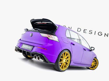 Maxton Design Lower Spoiler CAP 3D Volkswagen Golf R Mk8 Facelift - VW-GO-8F-GTI-CS-CAP3D1G - Image 2