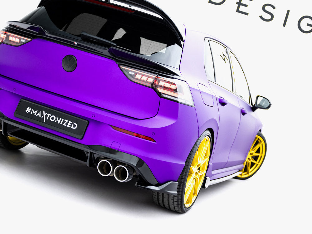 Maxton Design Rear Side Splitters V.7 Volkswagen Golf R Mk8 / Mk8 Facelift - VW-GO-8F-R-RSD1G - Image 4
