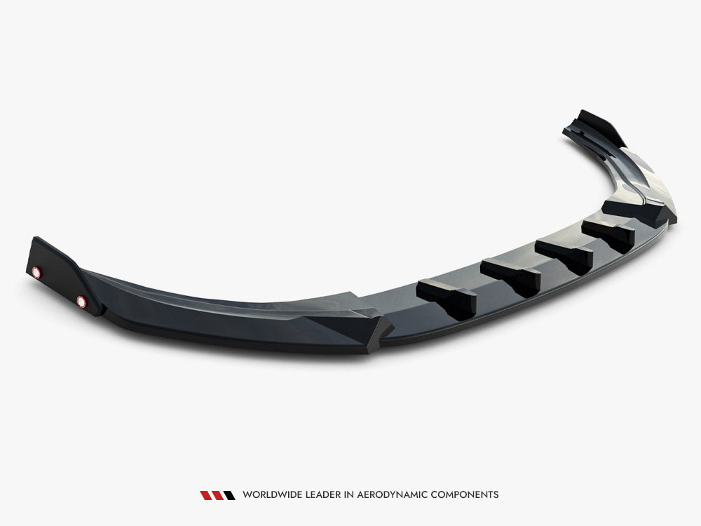 Maxton Design Front Splitter V.3 + Flaps Volkswagen Golf R Mk8 Facelift - VW-GO-8F-R-FD3G+FSF1B - Image 6