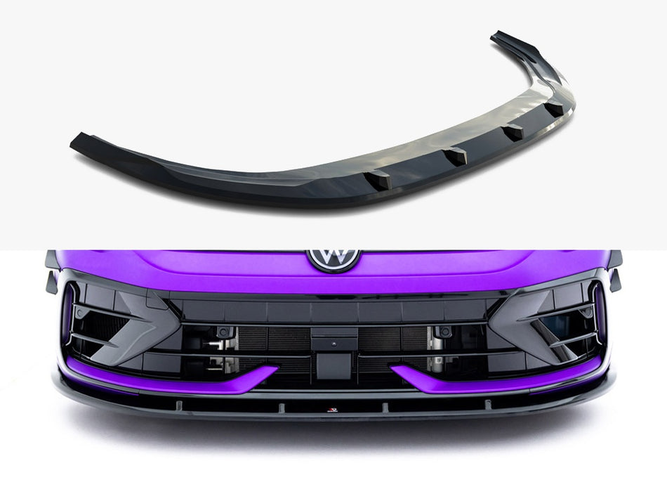 Front Splitter V.2 Volkswagen Golf R Mk8 Facelift