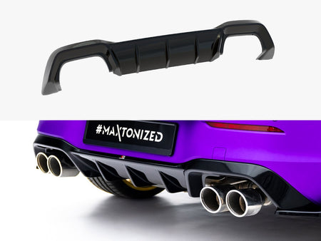 Maxton Design Rear Valance V.1 Volkswagen Golf R Mk8 Facelift - VW-GO-8-R-RS1G - Image 1