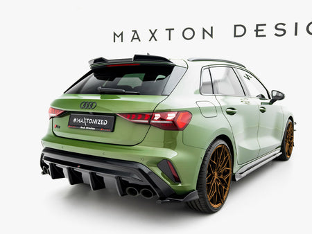 Maxton Design Rear Valance Audi S3 Sportback 8Y Facelift - AU-S3-8YF-S-RS1G-SBOO_OO - Image 2
