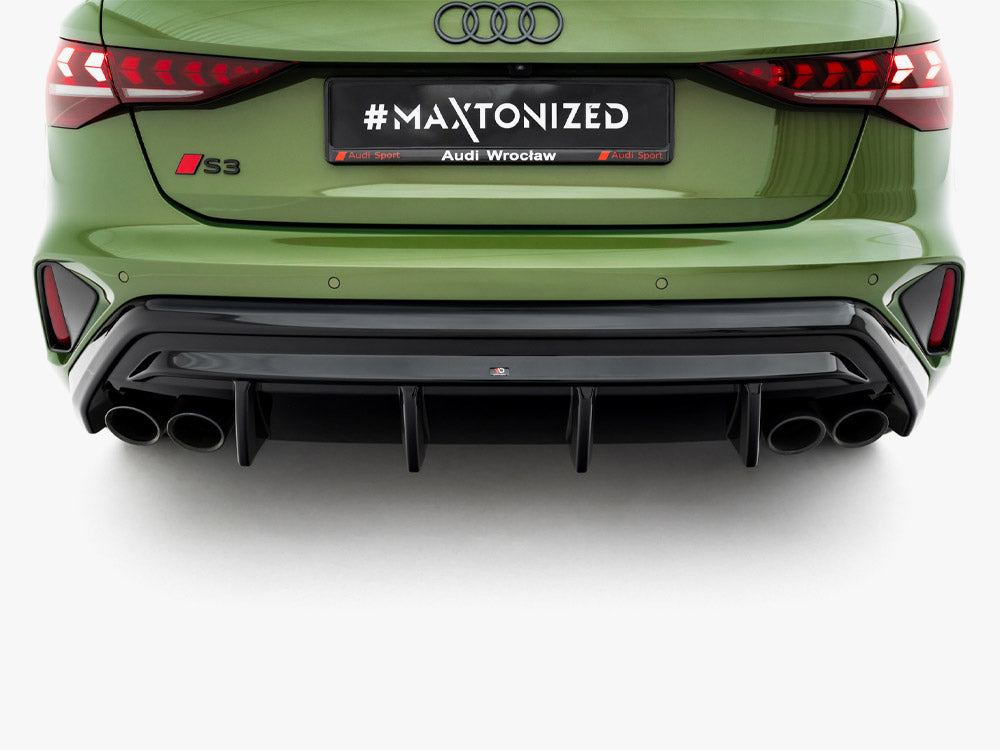 Maxton Design Rear Valance Audi S3 Sportback 8Y Facelift - AU-S3-8YF-S-RS1G-SBOO_OO - Image 4
