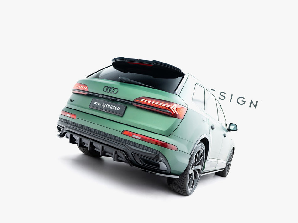 Maxton Design Rear Splitter (Vertical Bars) Audi Q7 S-Line Mk2 Facelift - AU-Q7-2F-SLINE-RD1G+RD2G - Image 2