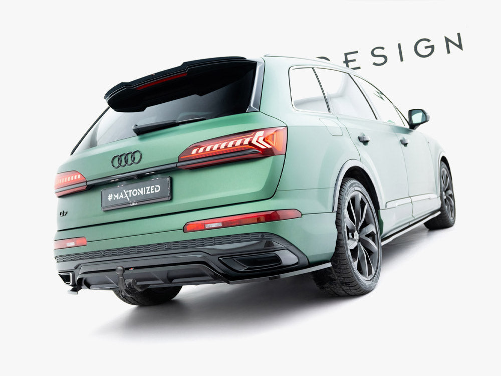 Maxton Design Rear Splitter (Vertical Bars) Audi Q7 S-Line Mk2 Facelift - AU-Q7-2F-SLINE-RD1G+RD2G - Image 3