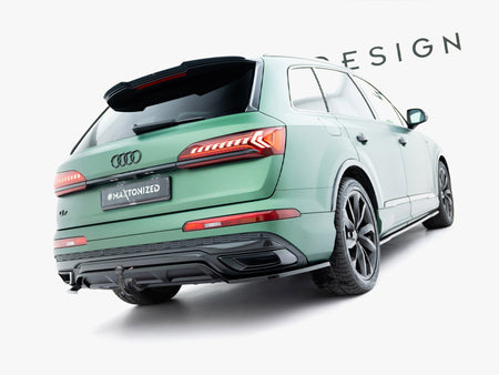 Maxton Design Rear Splitter (Vertical Bars) Audi Q7 S-Line Mk2 Facelift - AU-Q7-2F-SLINE-RD1G+RD2G - Image 3