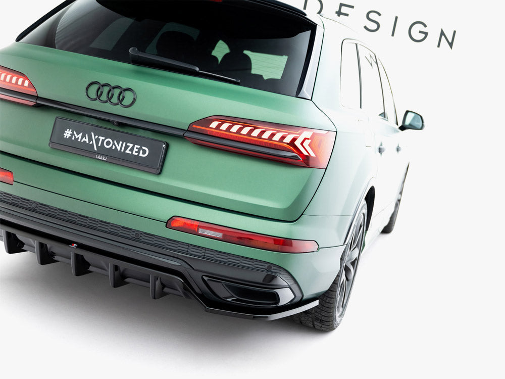 Maxton Design Rear Splitter (Vertical Bars) Audi Q7 S-Line Mk2 Facelift - AU-Q7-2F-SLINE-RD1G+RD2G - Image 5