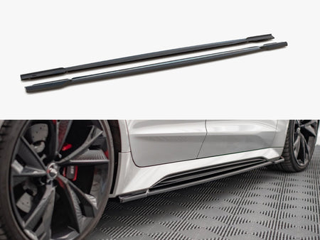 Maxton Design Side Skirts Splitters V.1 Audi RS7 C8 - AU-RS6-C8-SD1G - Image 1