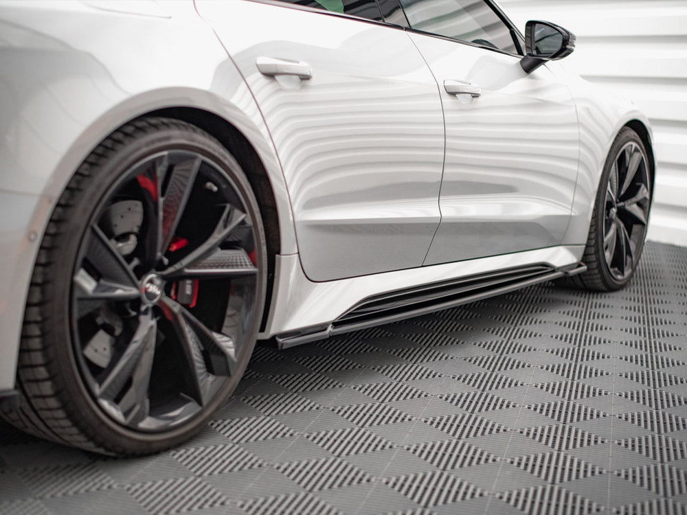 Maxton Design Side Skirts Splitters V.1 Audi RS7 C8 - AU-RS6-C8-SD1G - Image 3