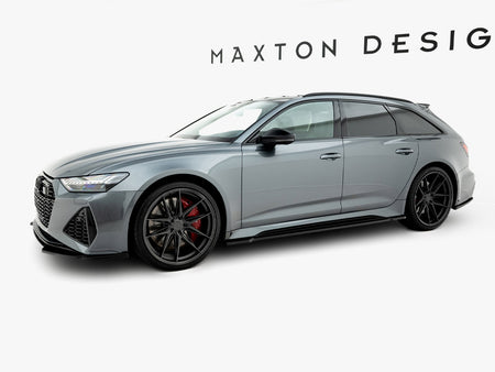 Maxton Design Side Skirts Splitters V.1 Audi RS6 C8 - AU-RS6-C8-SD1G - Image 2