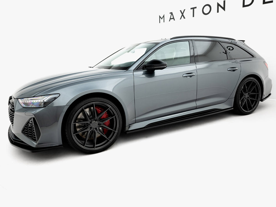 Maxton Design Side Skirts Splitters V.2 Audi RS6 C8 - AU-RS6-C8-SD2G - Image 2