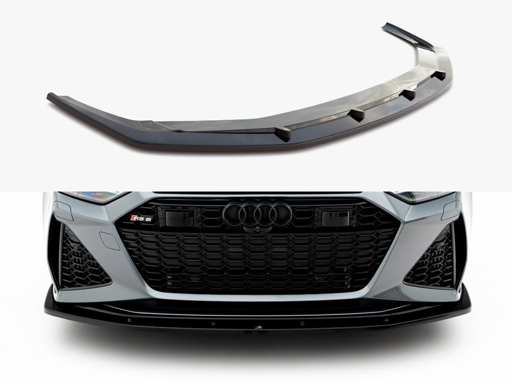 Maxton Design Front Splitter V.2 Audi RS6 C8 - AU-RS6-C8-FD2G - Image 1