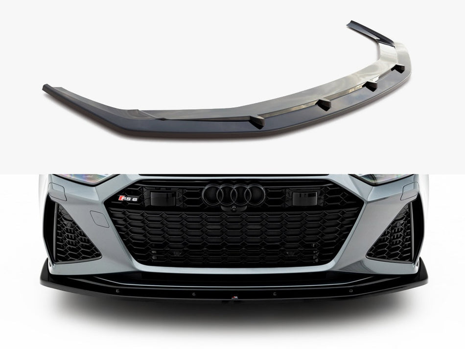 Maxton Design Front Splitter V.2 Audi RS6 C8 - AU-RS6-C8-FD2G - Image 1