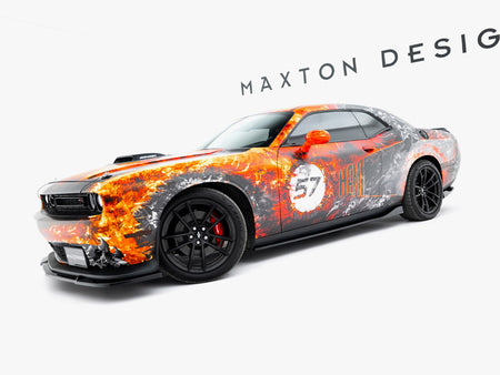 Maxton Design Side Skirts Diffusers Dodge Challenger GT Mk3 Facelift - DO-CHL-3-RT-SD1G - Image 2