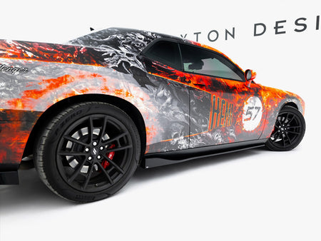 Maxton Design Side Skirts Diffusers Dodge Challenger GT Mk3 Facelift - DO-CHL-3-RT-SD1G - Image 5