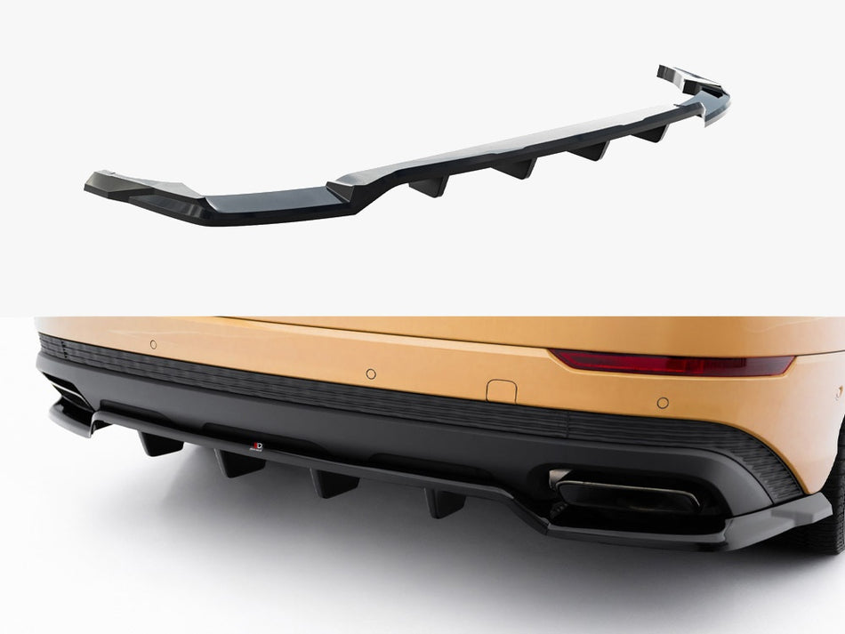 Maxton Design Rear Splitter (Vertical Bars) Audi Q8 Mk1 Facelift - AU-Q8-1F-RD1G+RD2G - Image 1