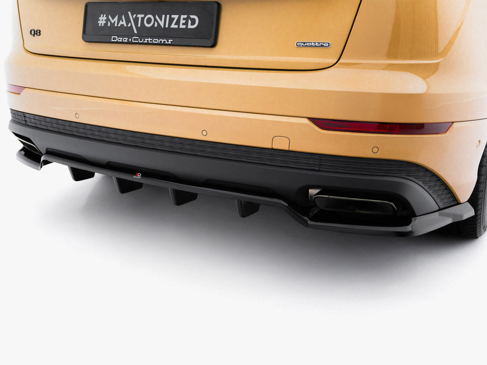 Maxton Design Rear Splitter (Vertical Bars) Audi Q8 Mk1 Facelift - AU-Q8-1F-RD1G+RD2G - Image 4