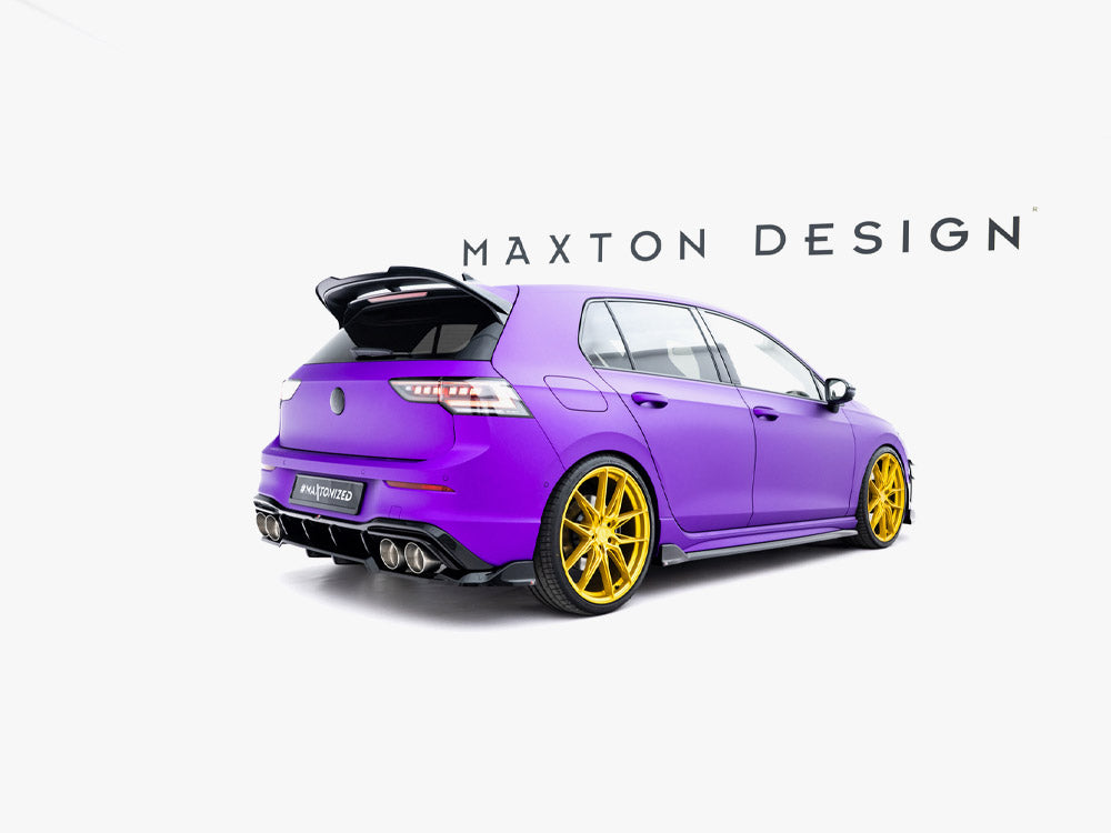 Rear Splitter (Vertical Bars) V.1 Volkswagen Golf R Mk8 / Mk8 Facelift