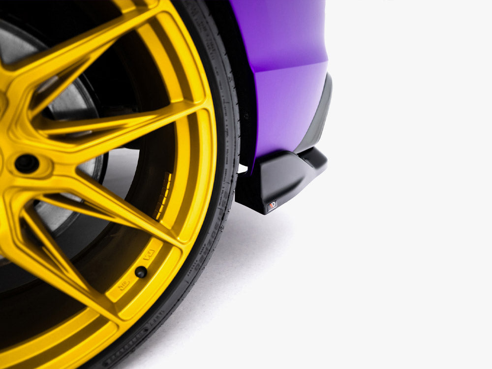 Rear Splitter (Vertical Bars) V.1 Volkswagen Golf R Mk8 / Mk8 Facelift