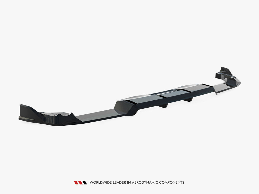 Rear Splitter (Vertical Bars) V.1 Volkswagen Golf R Mk8 / Mk8 Facelift