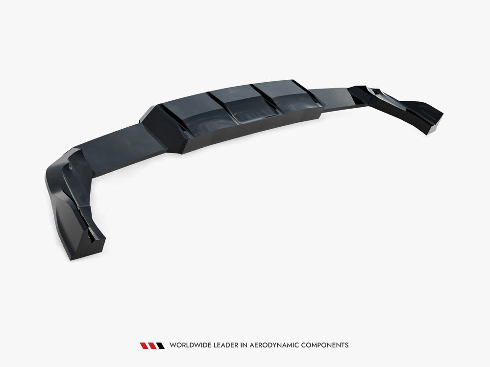 Rear Splitter (Vertical Bars) V.1 Volkswagen Golf R Mk8 / Mk8 Facelift