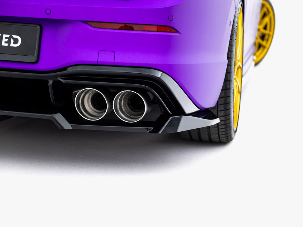 Maxton Design Rear Splitter (Vertical Bars) V.2 Volkswagen Golf R Mk8 / Mk8 Facelift - VW-GO-8F-R-RD1G+RD3G - Image 6