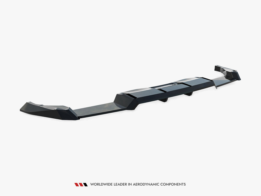 Maxton Design Rear Splitter (Vertical Bars) V.2 Volkswagen Golf R Mk8 / Mk8 Facelift - VW-GO-8F-R-RD1G+RD3G - Image 7