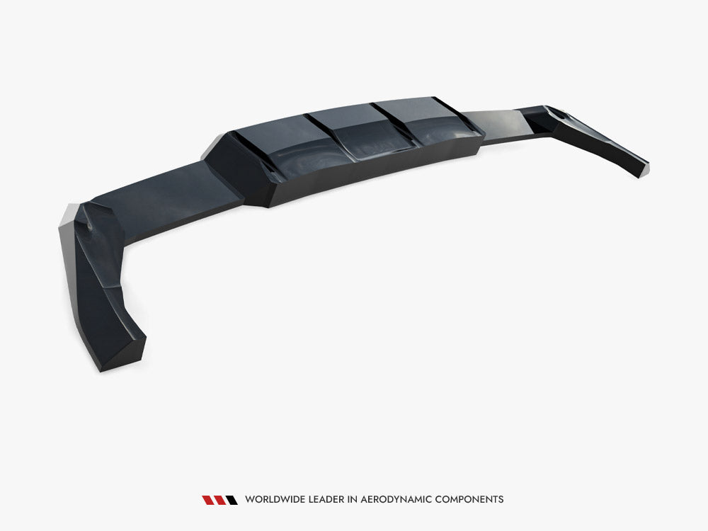 Maxton Design Rear Splitter (Vertical Bars) V.2 Volkswagen Golf R Mk8 / Mk8 Facelift - VW-GO-8F-R-RD1G+RD3G - Image 8