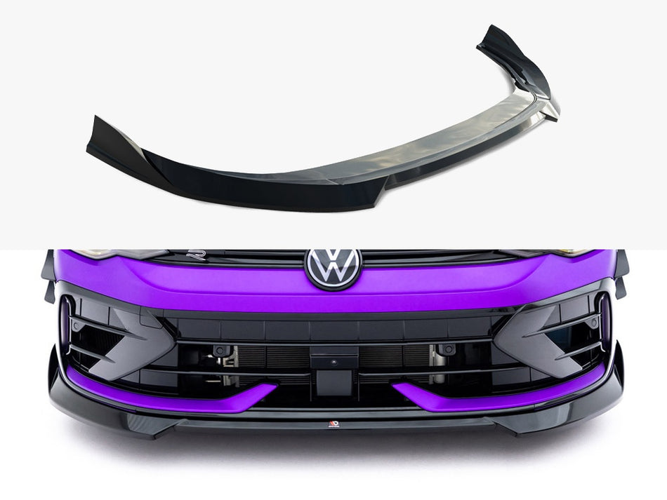 Maxton Design Front Splitter V.4 Volkswagen Golf R Mk8 Facelift - VW-GO-8F-R-FD4G - Image 1