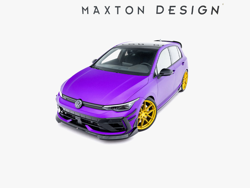 Front Splitter V.4 Volkswagen Golf R Mk8 Facelift