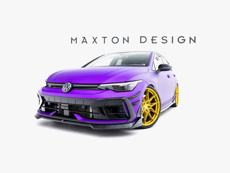 Front Splitter V.4 Volkswagen Golf R Mk8 Facelift