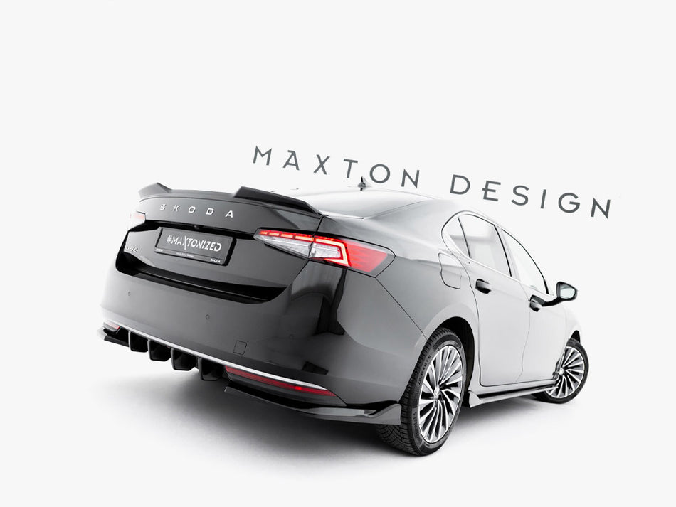 Maxton Design Spoiler CAP 3D Skoda Superb Sedan Mk4 - SK-SU-4-CAP3D1G - Image 2