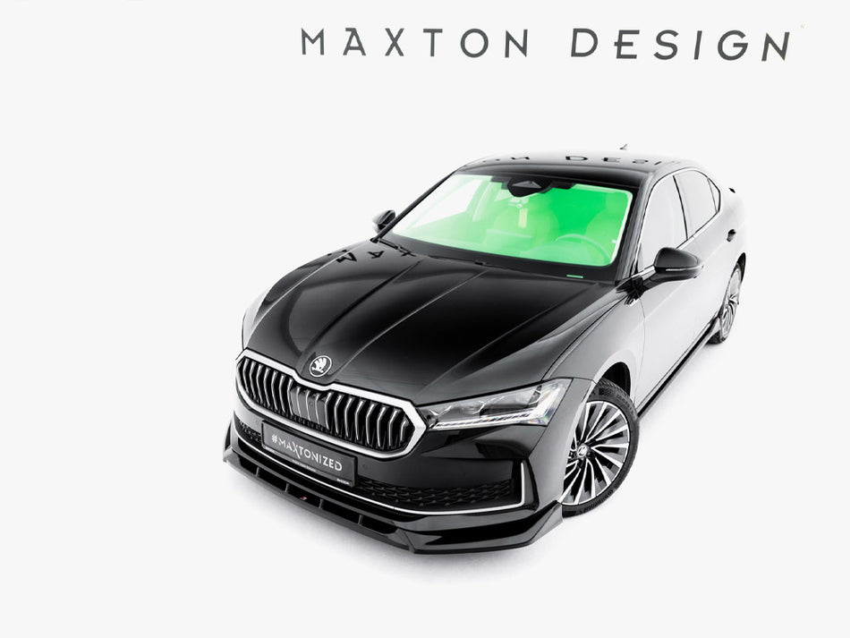 Maxton Design Front Splitter V.2 Skoda Superb Mk4 - SK-SU-4-FD2G - Image 2