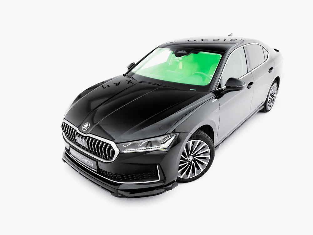 Maxton Design Front Splitter V.1 Skoda Superb Mk4 - SK-SU-4-FD1G+FD1RG - Image 2