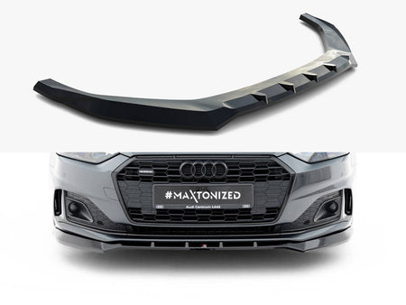Maxton Design Front Splitter V.2 Audi A5 F5 Facelift - AU-A5-2F-SB-FD2G - Image 1