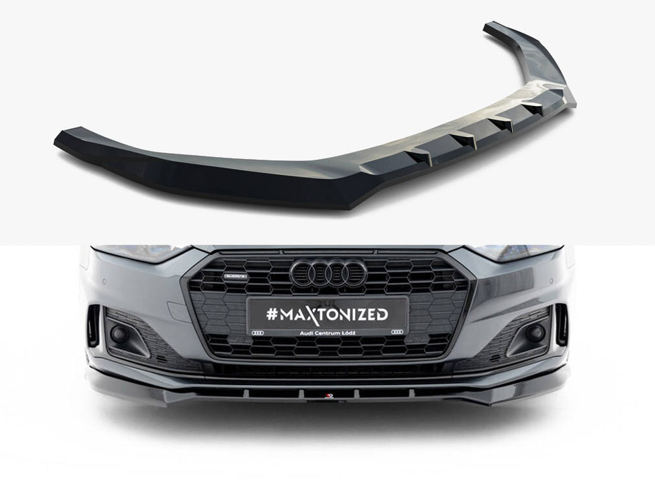 Maxton Design Front Splitter V.2 Audi A5 F5 Facelift - AU-A5-2F-SB-FD2G - Image 1