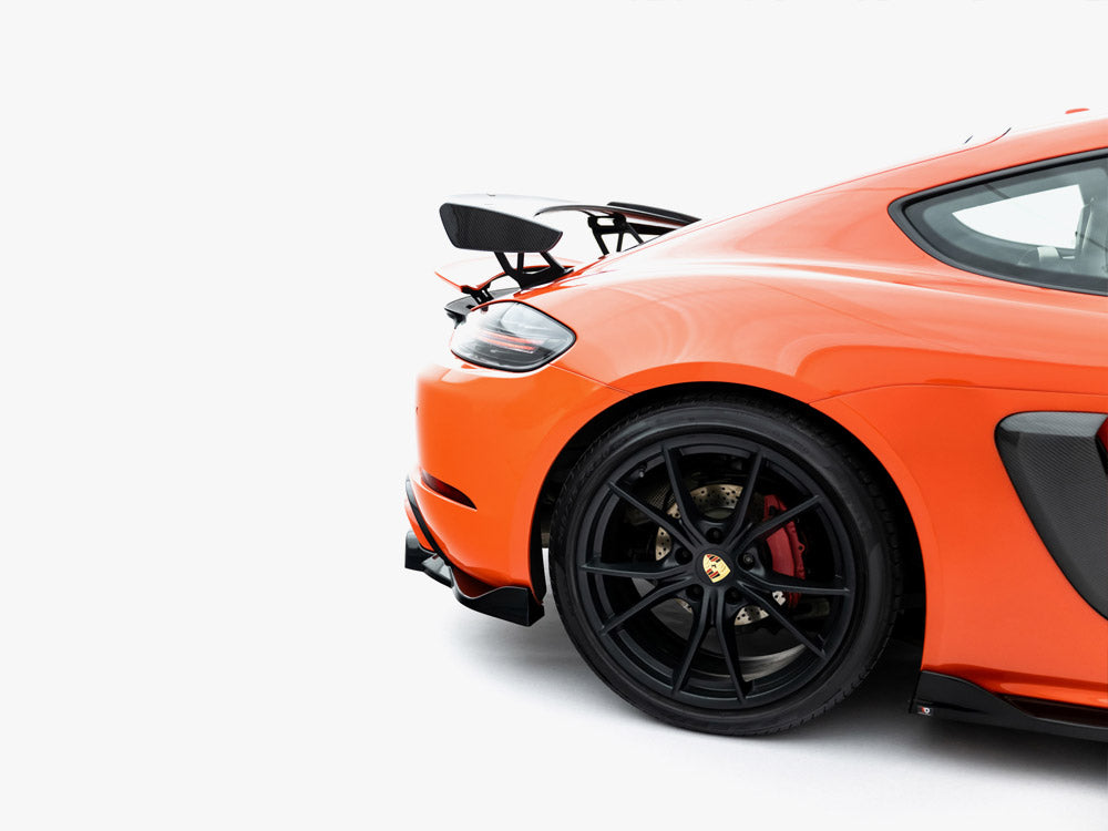 Maxton Design Rear Splitter (Vertical Bars) Porsche 718 Cayman GTS 982c -  PO-CA-718-GTS-RD1G+RSD2G - Image 6