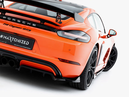 Rear Splitter (Vertical Bars) Porsche 718 Cayman GTS 982c