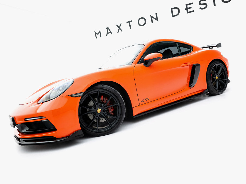 Maxton Design Side Skirts Diffusers V.2 Porsche 718 Cayman GTS 982c - PO-CA-718-GTS-SD2G - Image 2