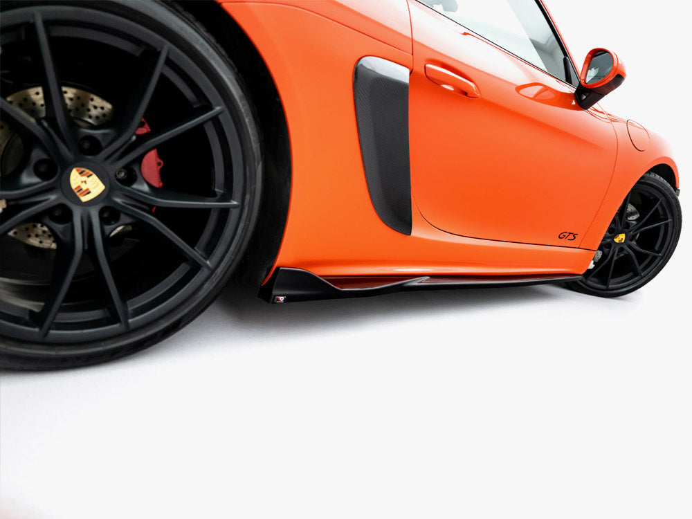 Maxton Design Side Skirts Diffusers V.2 Porsche 718 Cayman GTS 982c - PO-CA-718-GTS-SD2G - Image 5