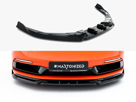 Maxton Design Front Splitter V.3 Porsche 718 Cayman GTS 982c - PO-CA-718-GTS-FD3G - Image 1