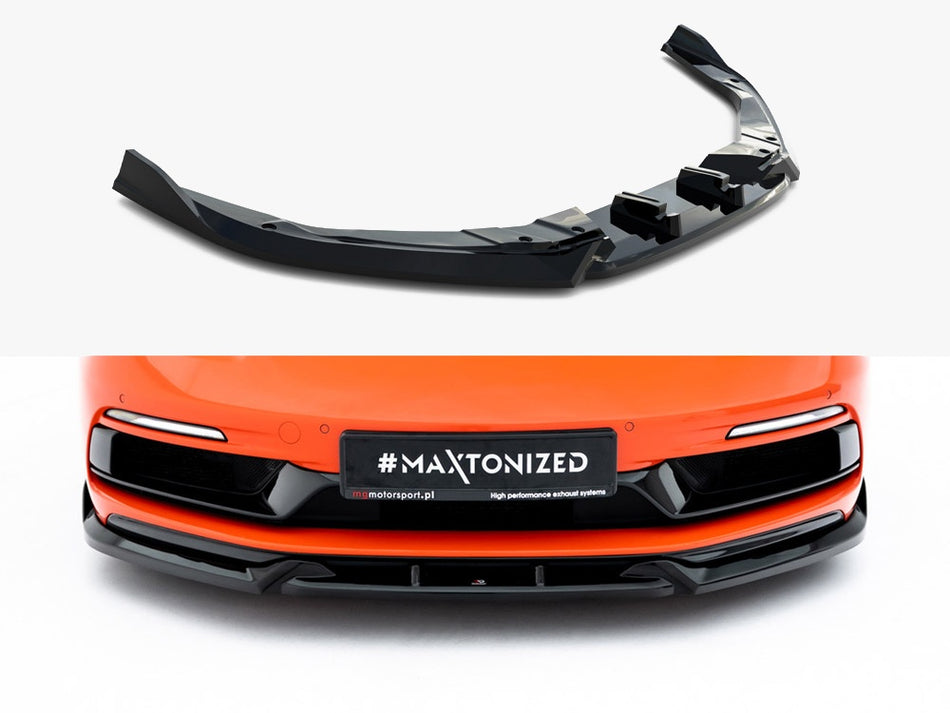 Maxton Design Front Splitter V.3 Porsche 718 Cayman GTS 982c - PO-CA-718-GTS-FD3G - Image 1