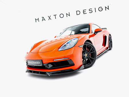 Maxton Design Front Splitter V.3 Porsche 718 Cayman GTS 982c - PO-CA-718-GTS-FD3G - Image 2