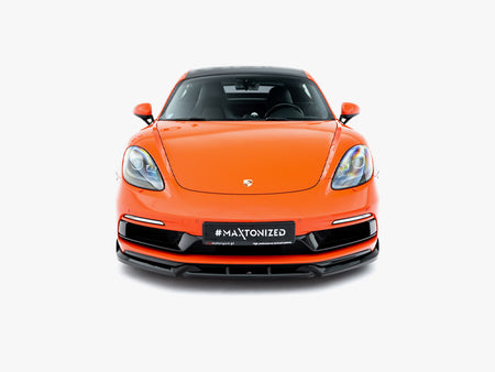 Maxton Design Front Splitter V.3 Porsche 718 Cayman GTS 982c - PO-CA-718-GTS-FD3G - Image 4