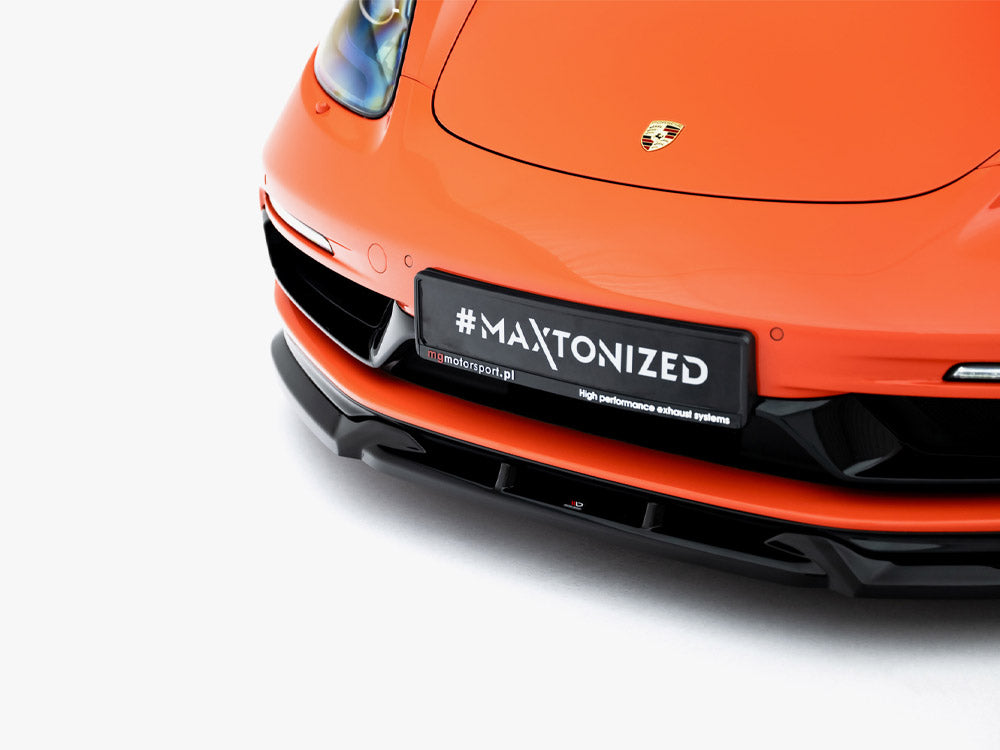 Maxton Design Front Splitter V.3 Porsche 718 Cayman GTS 982c - PO-CA-718-GTS-FD3G - Image 5